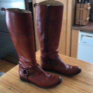 Brown Leather Frye Boots
